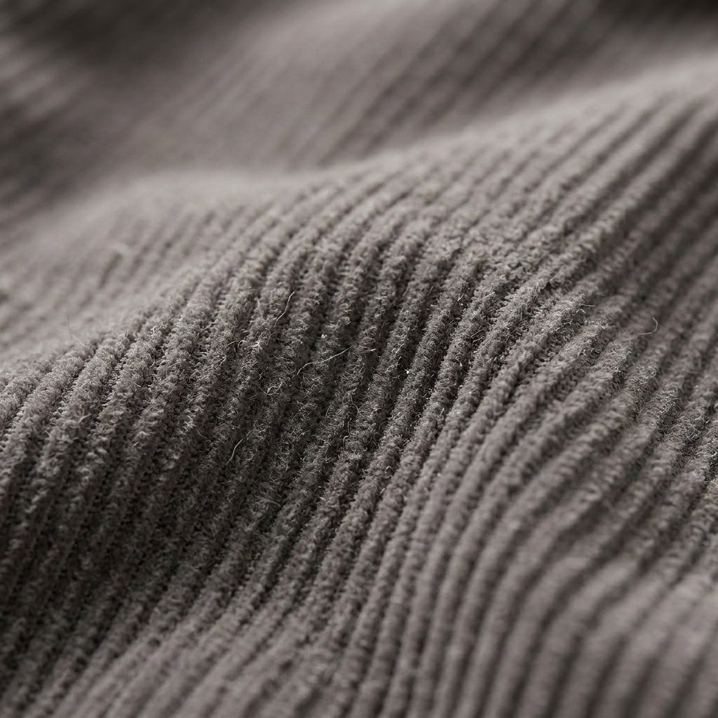 Ruffle Hem Corduroy Pants