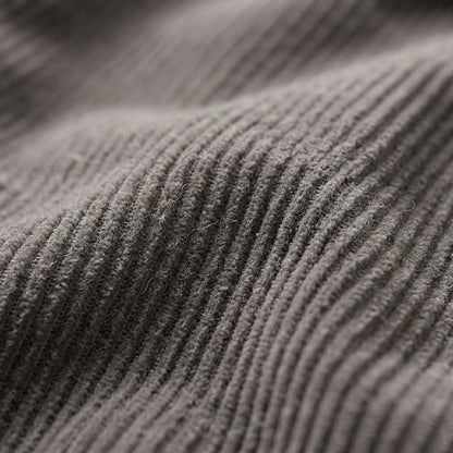Ruffle Hem Corduroy Pants
