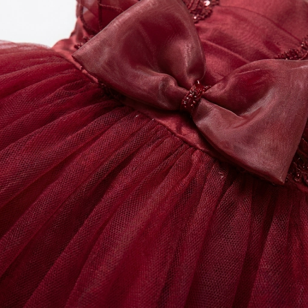 Bow Tulle Party Dress