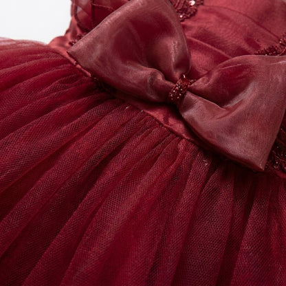 Bow Tulle Party Dress