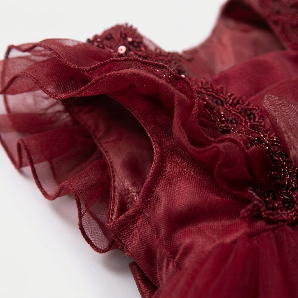 Bow Tulle Party Dress