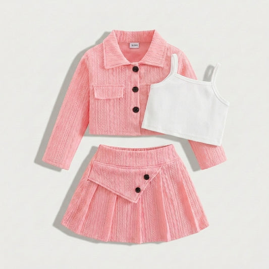 Classic Three Piece Skirt Set