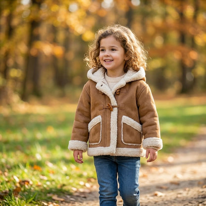 Hooded Sherpa Winter Jacket
