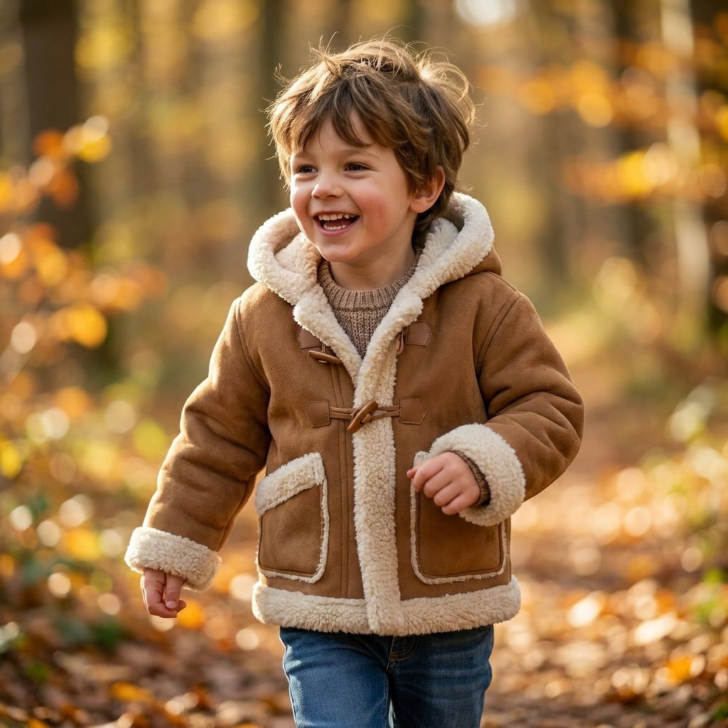 Hooded Sherpa Winter Jacket