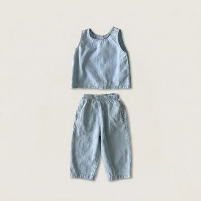 Cotton Tank and Trousers Set