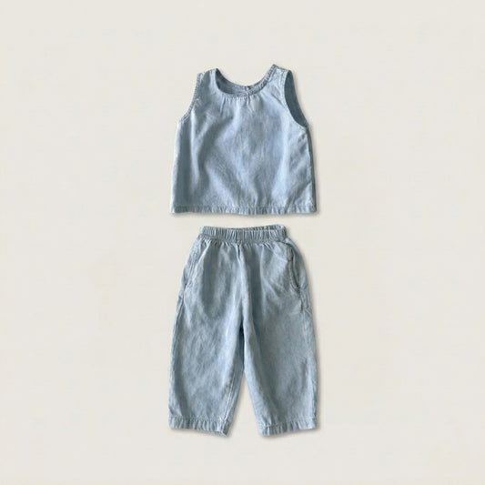 Cotton Tank and Trousers Set