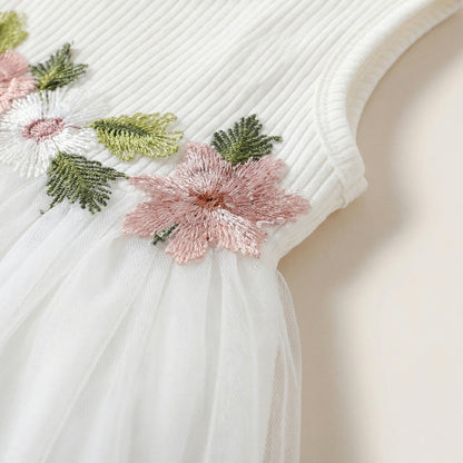 Baby Floral Dress and Cardigan Set
