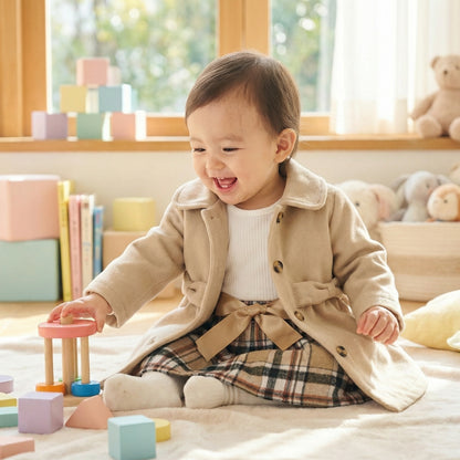 Baby Girl Coat and Dress Set