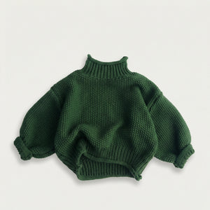 Toddler Cotton Turtleneck Sweater