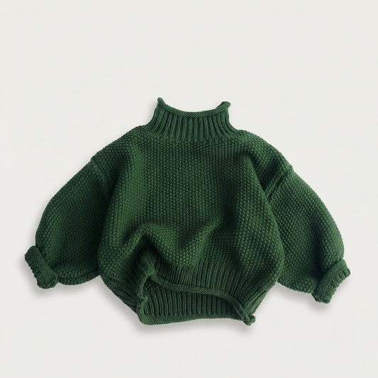 Toddler Cotton Turtleneck Sweater