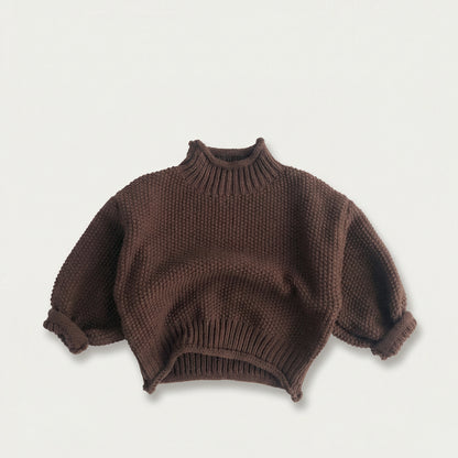 Toddler Cotton Turtleneck Sweater