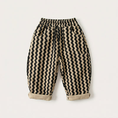 Zigzag Cotton Pants