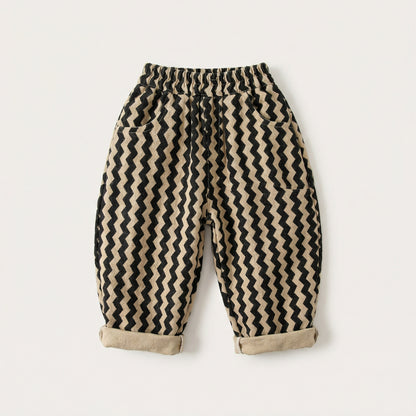Zigzag Cotton Pants