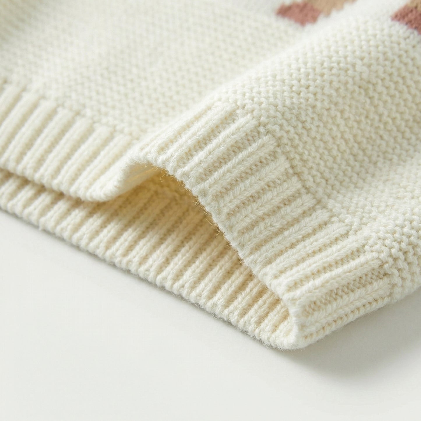 Horse Knit Cotton Sweater