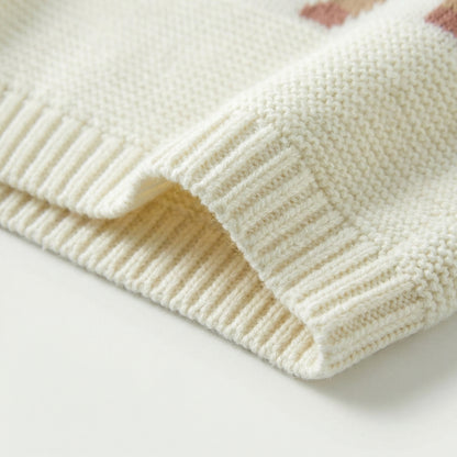 Horse Knit Cotton Sweater
