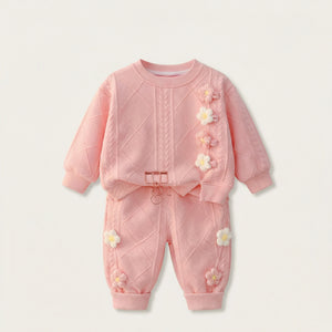 Floral Knit Two Piece Set