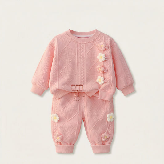 Floral Knit Two Piece Set