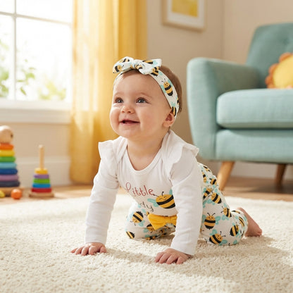Baby Bee Bow Outfit