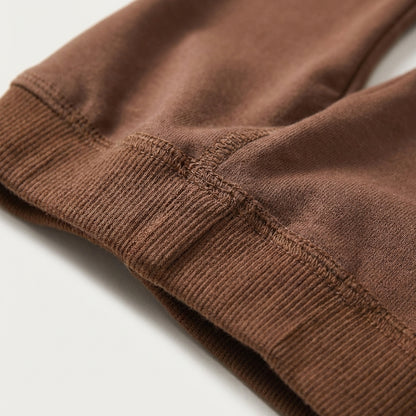 Striped Sweatshirt and Flared Pants Set