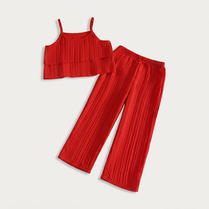 Girls Tank Top and Pants Set
