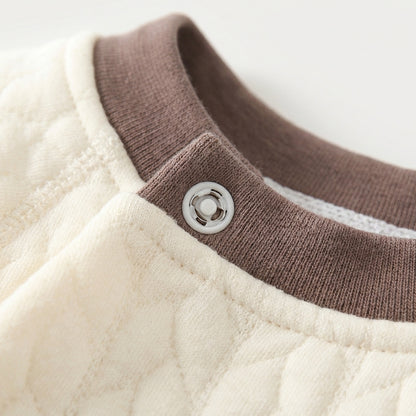 Bear Pocket Cotton Romper
