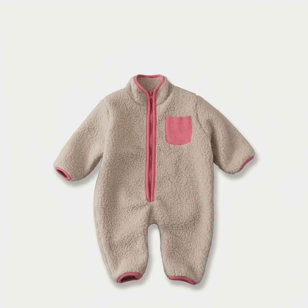 Fleece Zip Romper