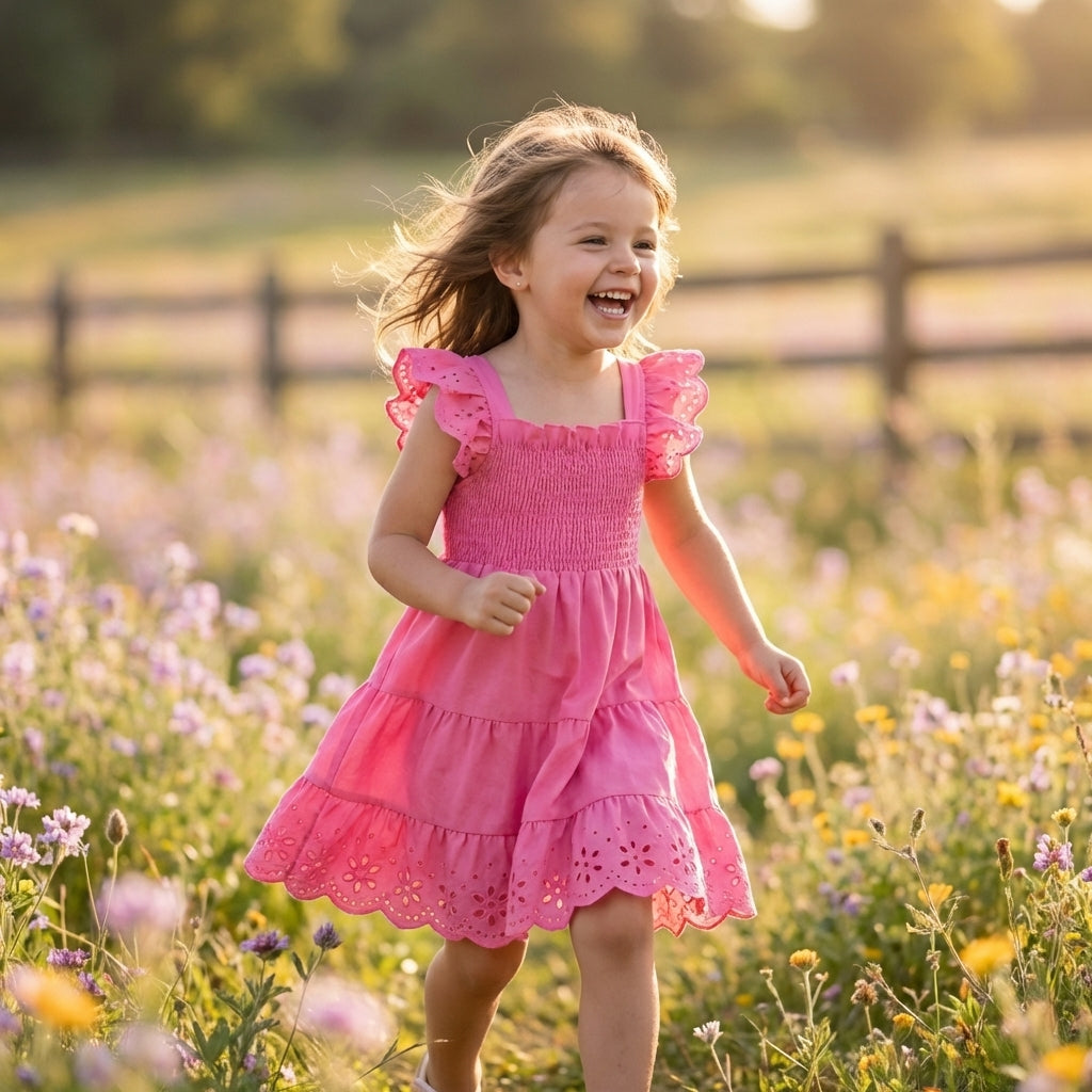 Flutter Sleeve Summer Dress