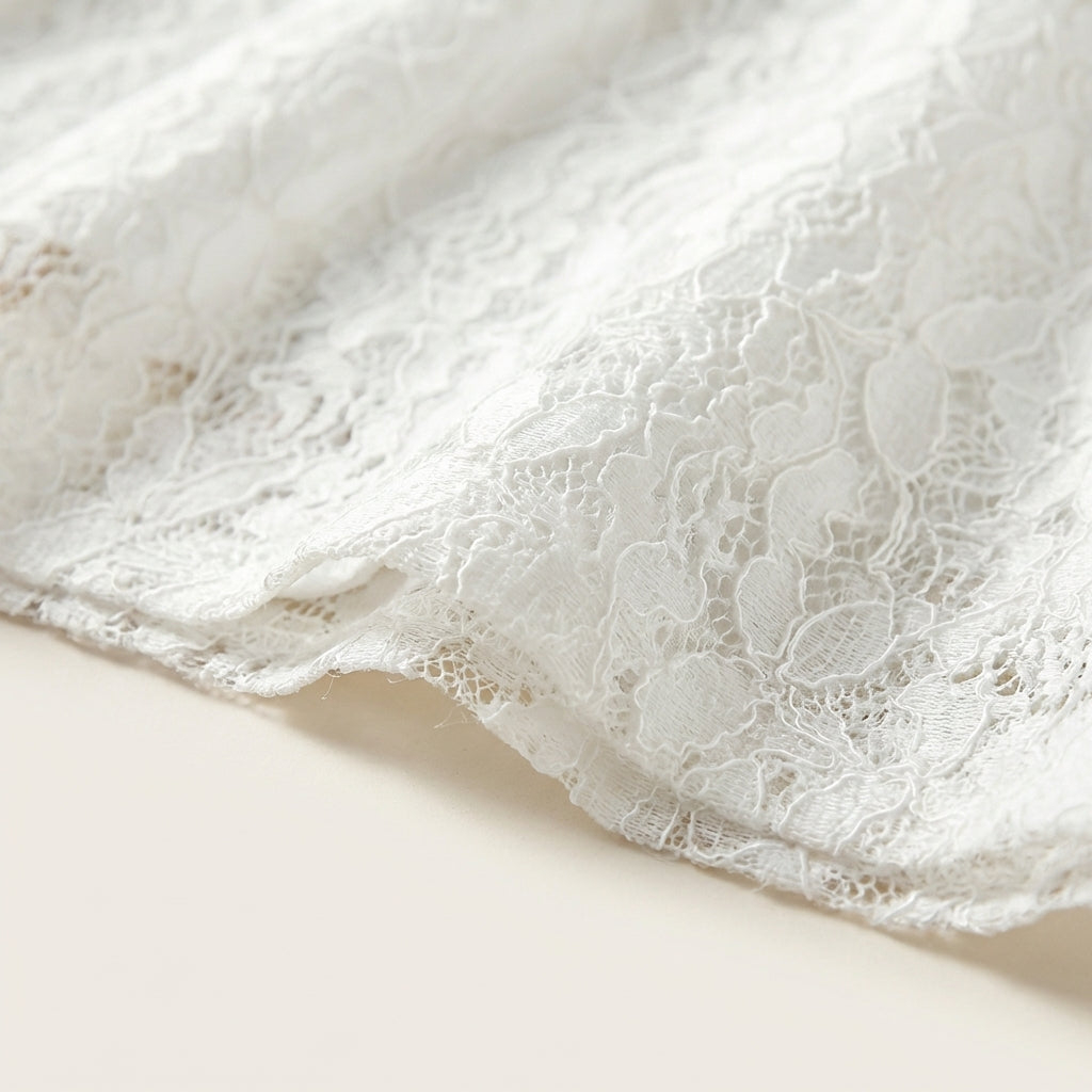 Lace Flutter Sleeve Dress