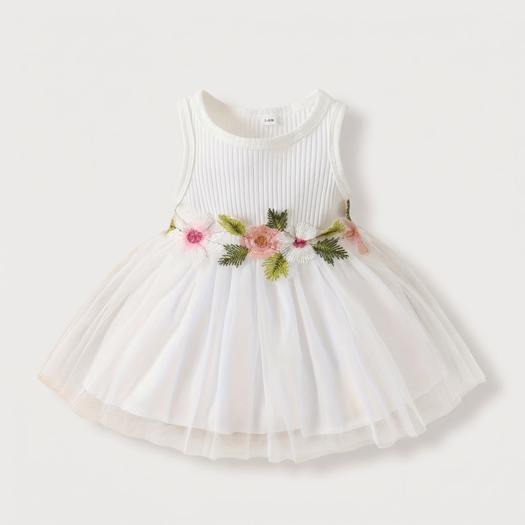 Flower Waist Summer Dress