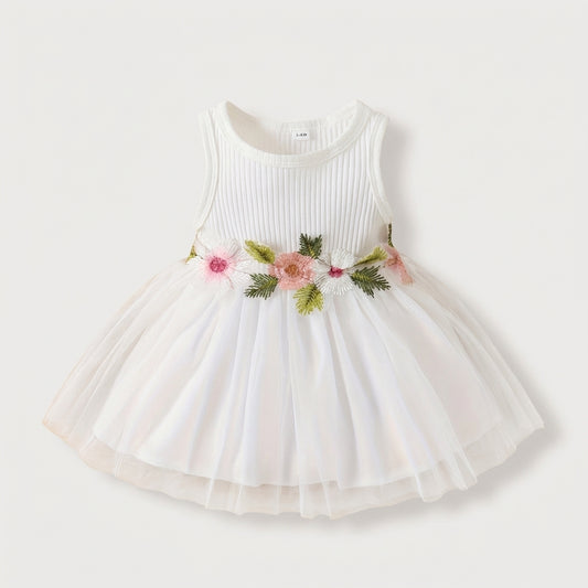 Flower Waist Summer Dress