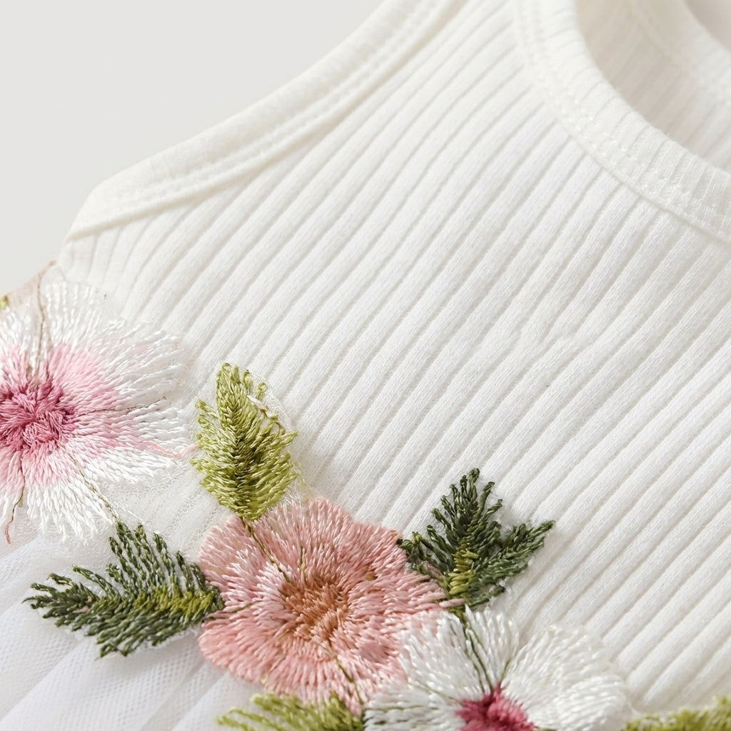 Flower Waist Summer Dress