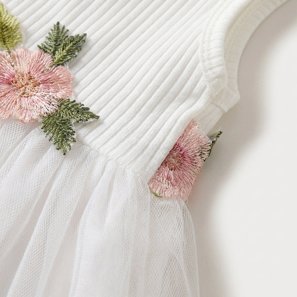 Flower Waist Summer Dress
