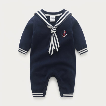 Sailor Collar Baby Romper