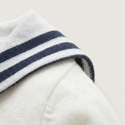 Sailor Collar Baby Romper