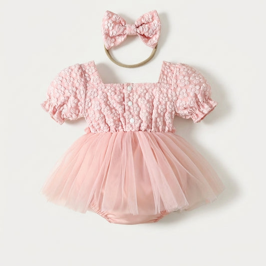Baby Tulle Dress and Headband Set
