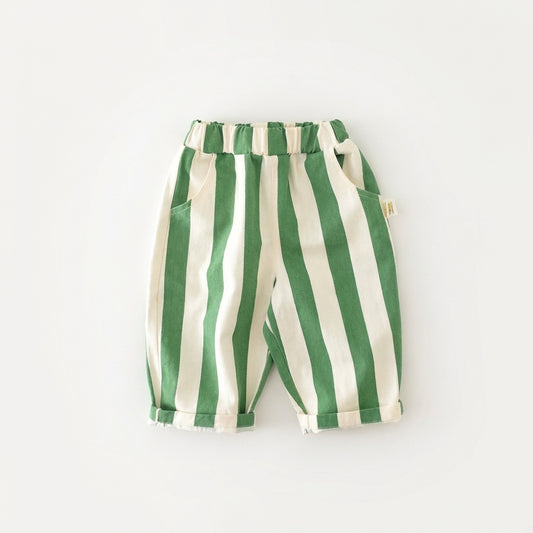 Striped Cotton Baby Pants