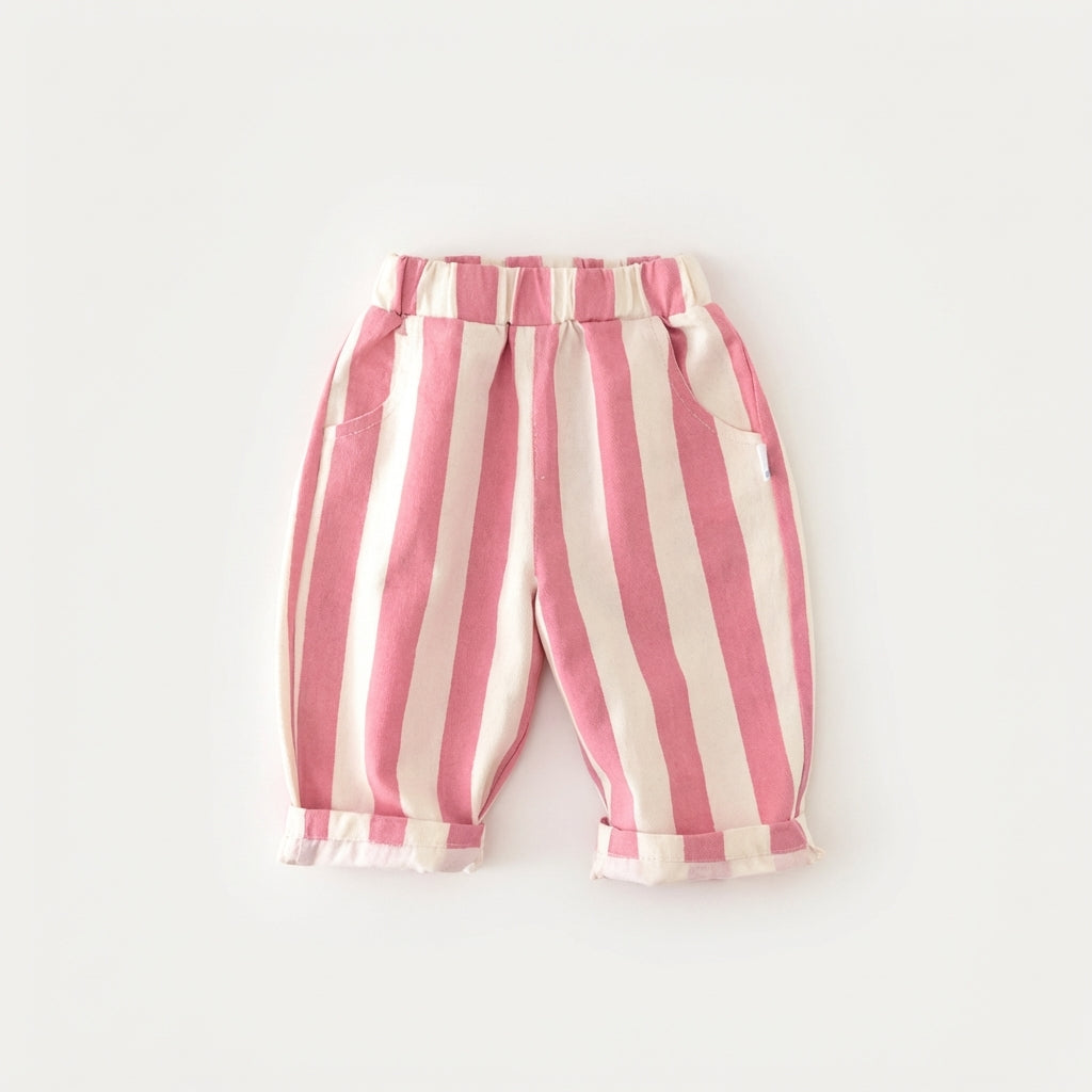 Striped Cotton Baby Pants