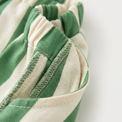 Striped Cotton Baby Pants