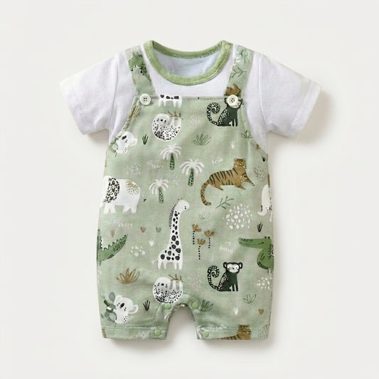 Zoo Animal Baby Bodysuit