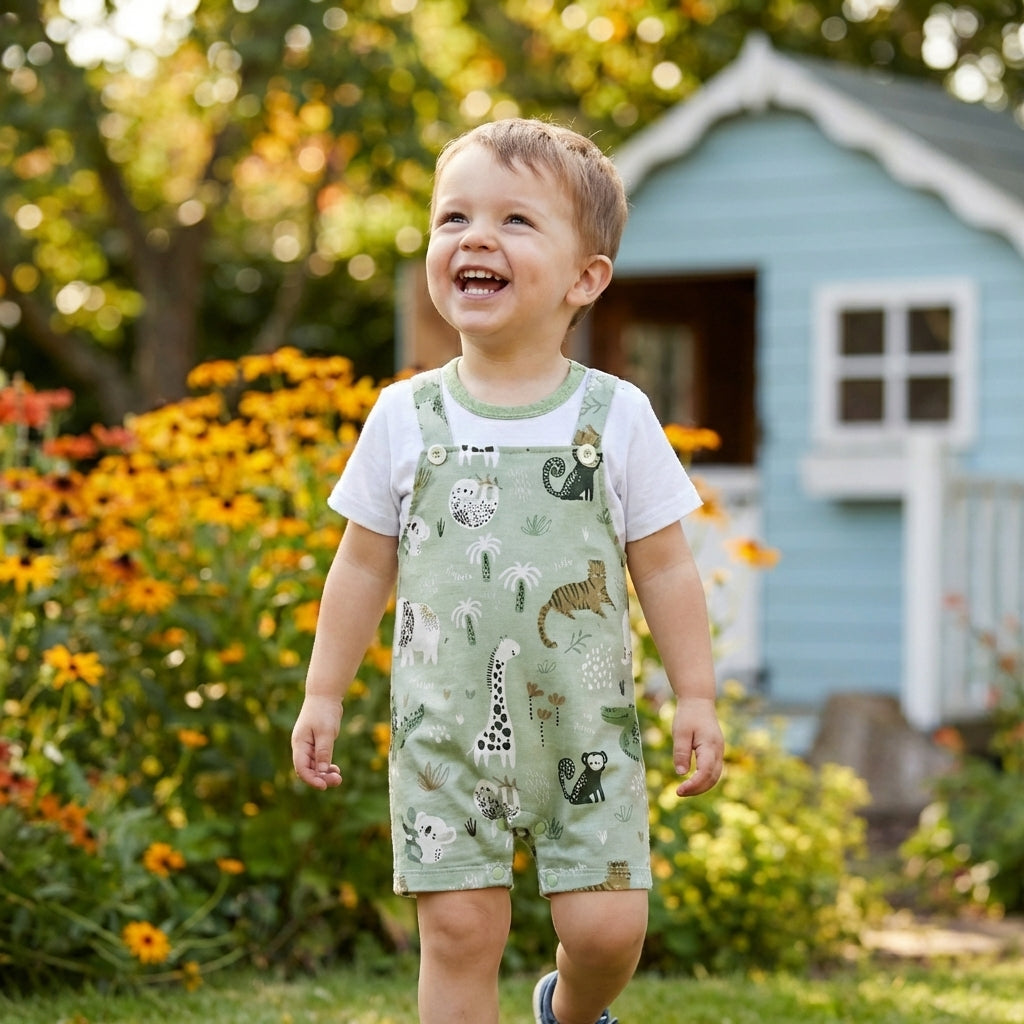 Zoo Animal Baby Bodysuit