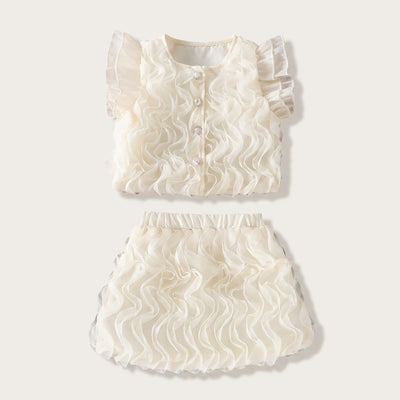 Mesh Top and Skirt Set