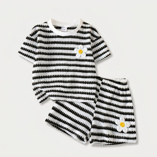 Striped Summer T Shirt Set