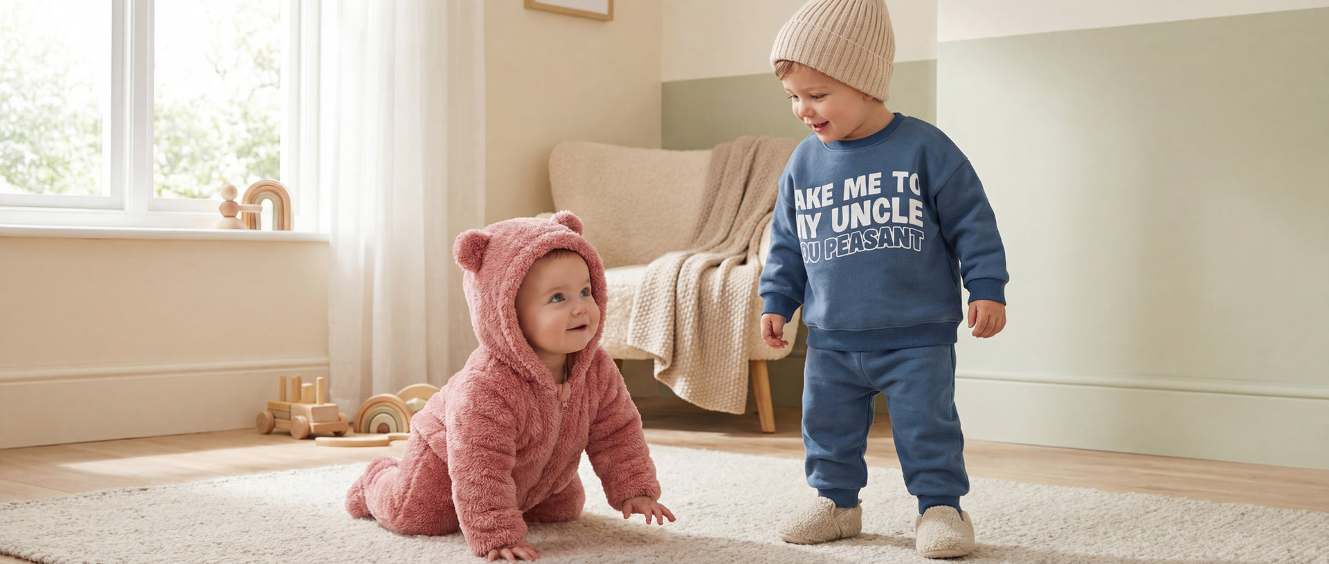 Soft clothes for little adventures