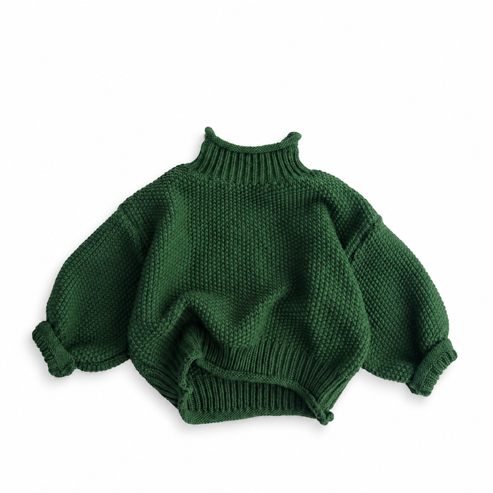 Toddler Cotton Turtleneck Sweater