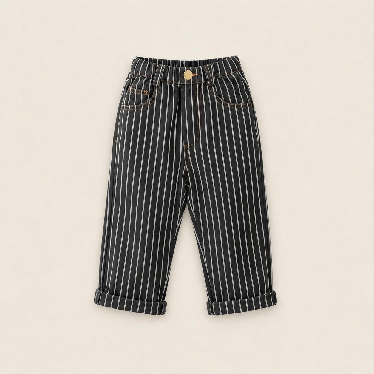 Monochrome Stripe Pants
