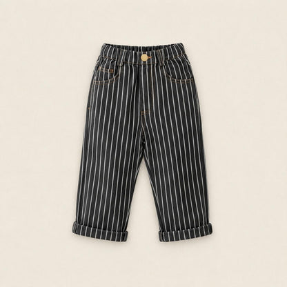 Monochrome Stripe Pants