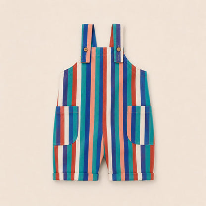 Rainbow Pocket Overalls