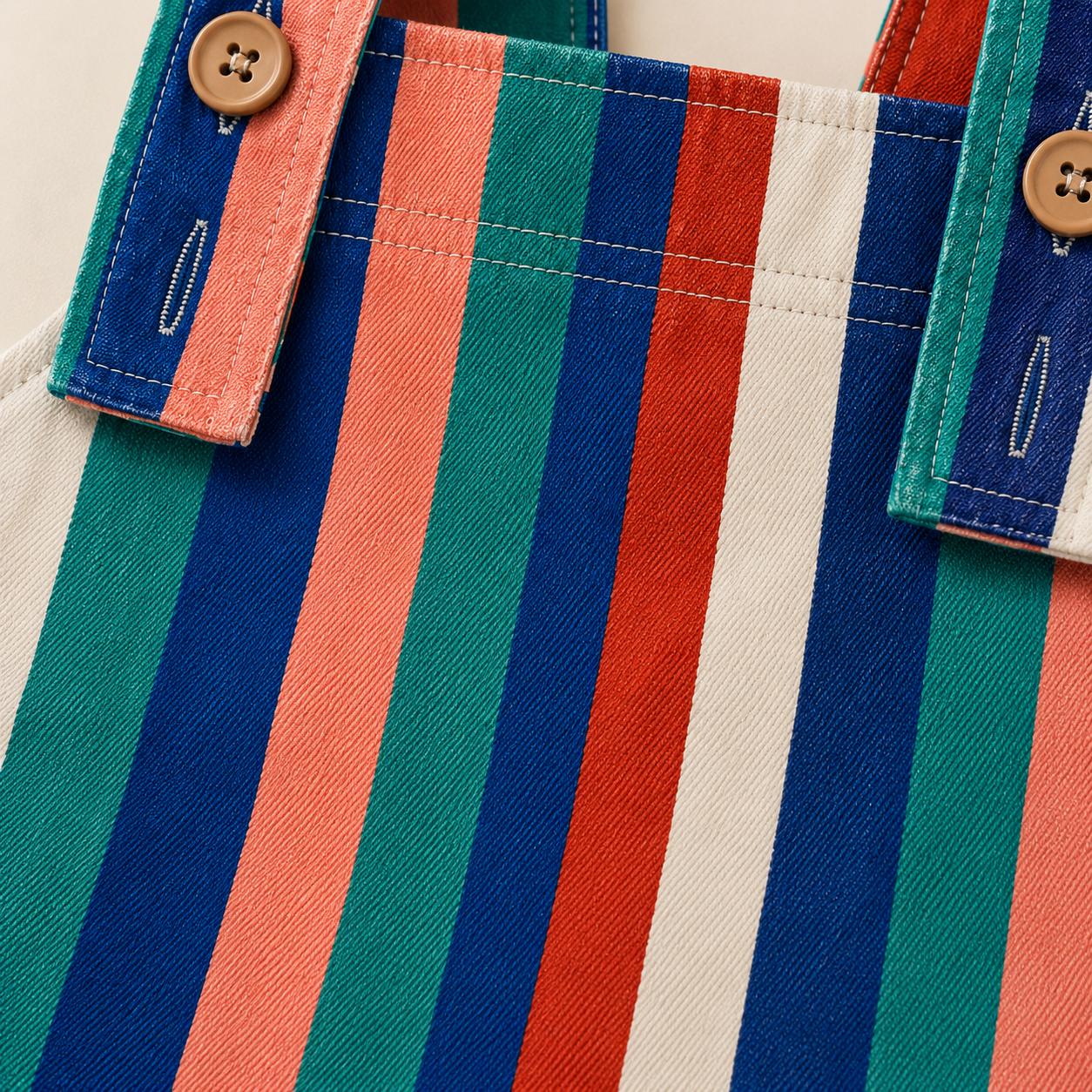 Rainbow Pocket Overalls