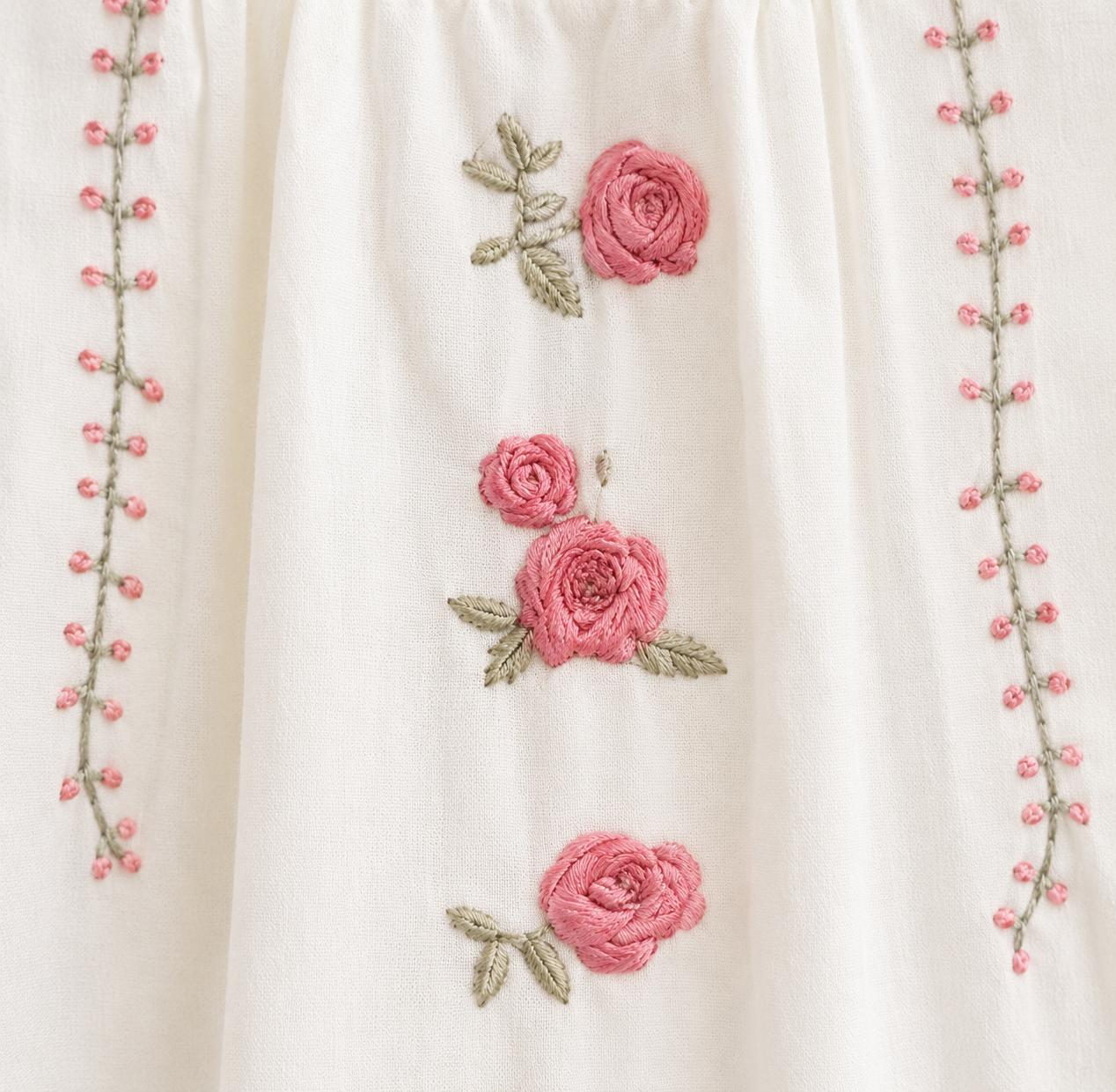Rose Flutter Shorts Set