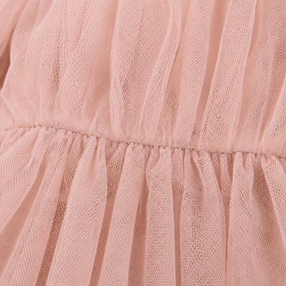 Blush Puff Sleeve Romper